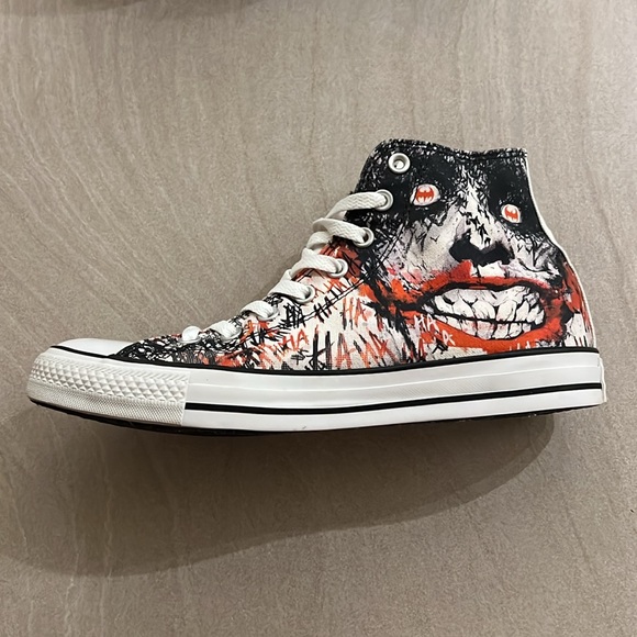 Converse DC Comics x Chuck Taylor All Star The Joker Laugh High Top Snea… - Picture 10 of 15